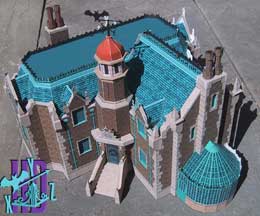 Дом с привидениями (Liberty Square, Диснейуорлд) paper model