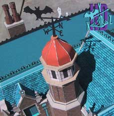 Дом с привидениями (Liberty Square, Диснейуорлд) paper model