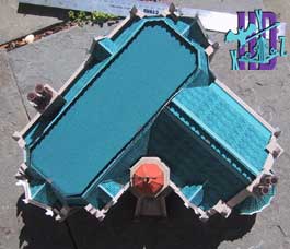 Дом с привидениями (Liberty Square, Диснейуорлд) paper model