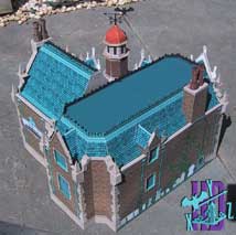 Дом с привидениями (Liberty Square, Диснейуорлд) paper model