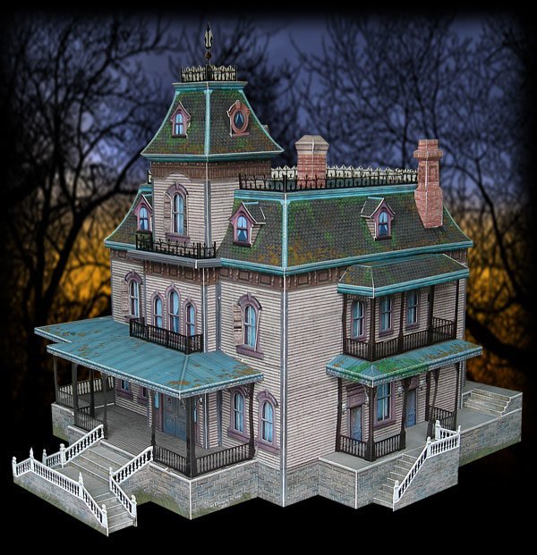 Дом с привидениями Phantom Manor (Диснейленд Париж) paper model