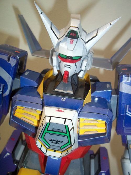 Робот AGE-1 Spallow Gundam (Gundam) paper model