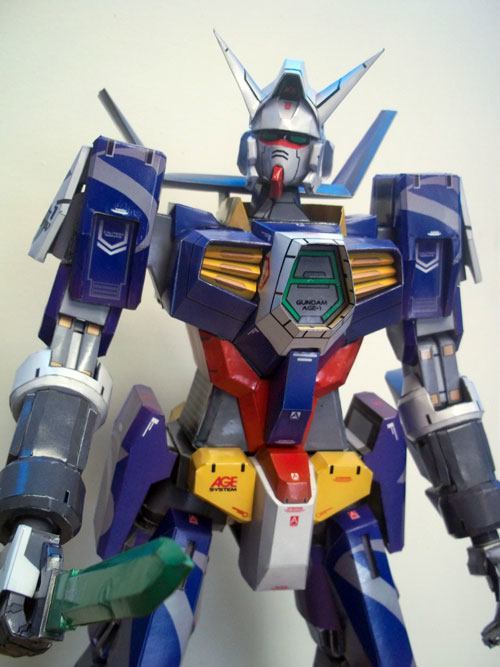 Робот AGE-1 Spallow Gundam (Gundam) paper model