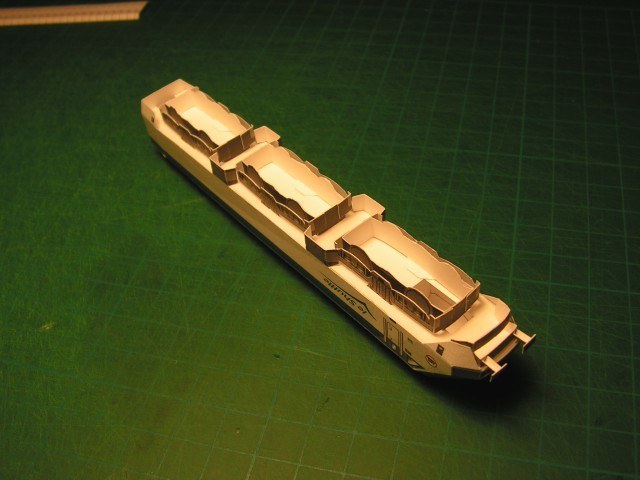 Электровоз Eurotunnel Class 9 paper model