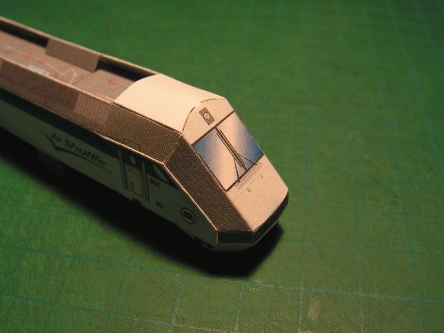 Электровоз Eurotunnel Class 9 paper model