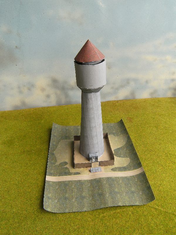 Зенитная башня люфтваффе paper model
