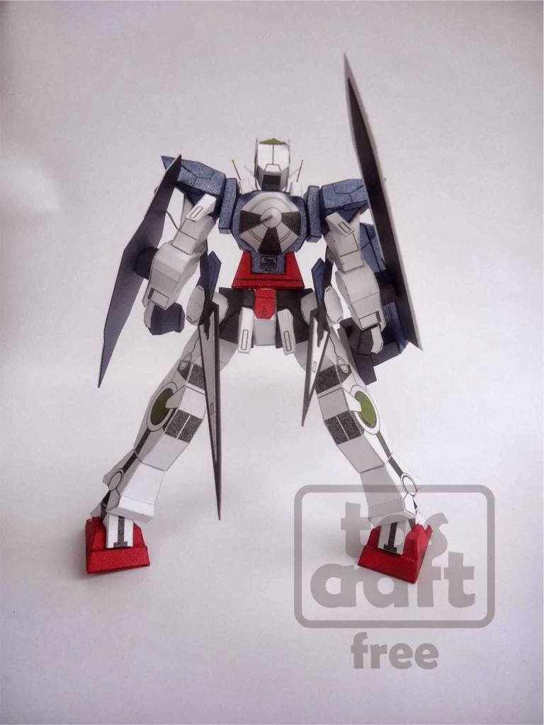 Робот GN-001 Gundam Exia (Gundam) paper model