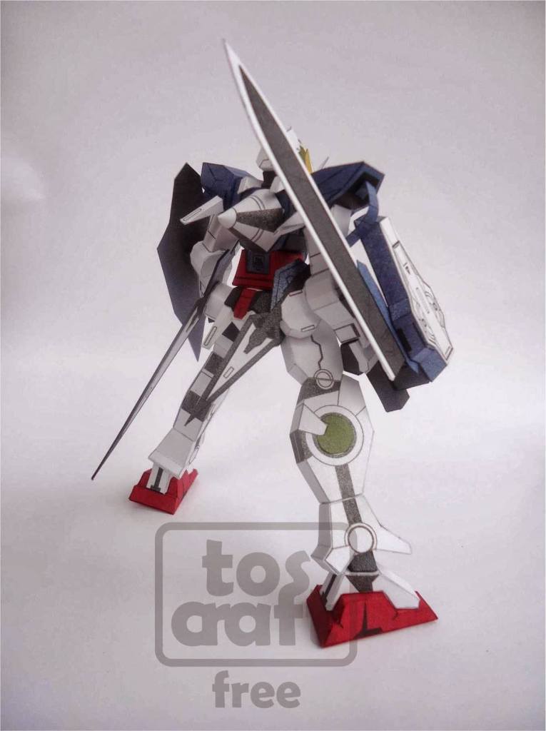 Робот GN-001 Gundam Exia (Gundam) paper model