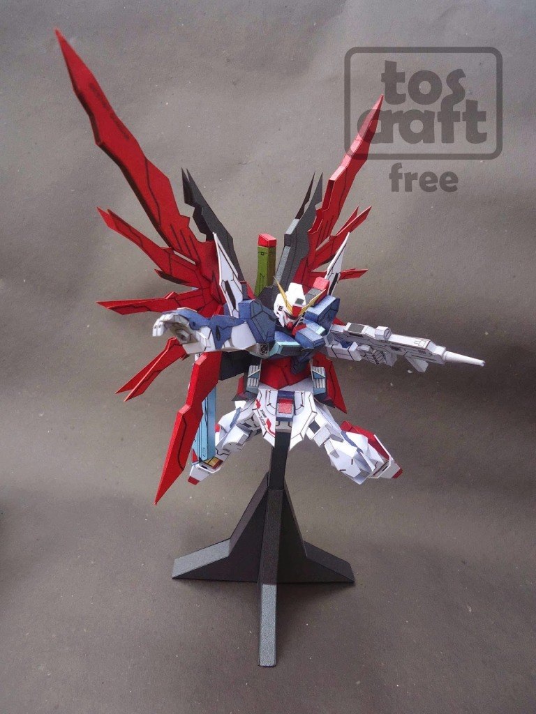 Робот ZGMF-X42S Destiny Gundam (Gundam) paper model