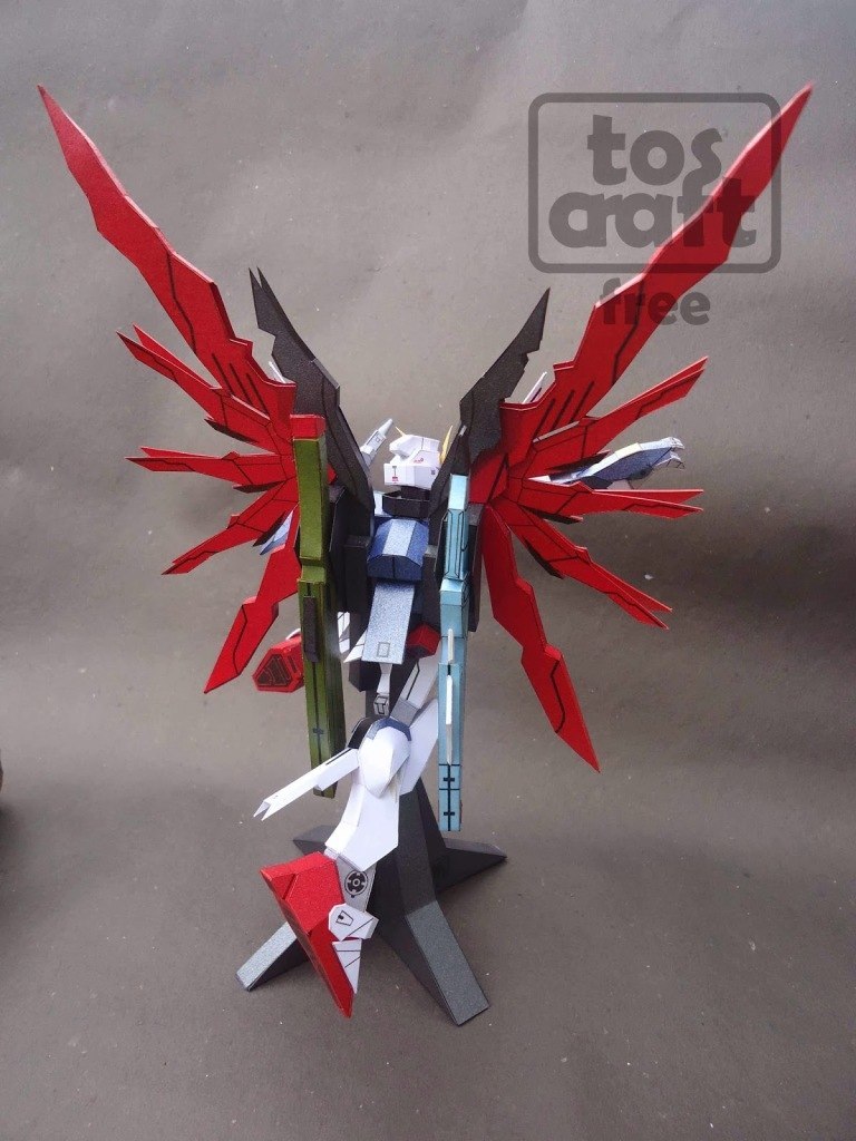 Робот ZGMF-X42S Destiny Gundam (Gundam) paper model
