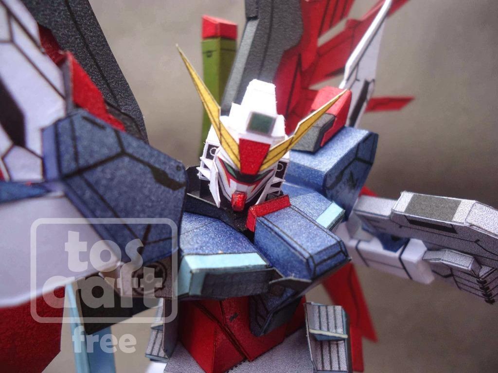 Робот ZGMF-X42S Destiny Gundam (Gundam) paper model