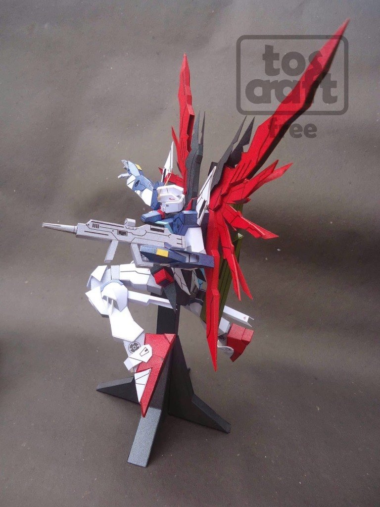 Робот ZGMF-X42S Destiny Gundam (Gundam) paper model