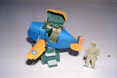 Летный тренажер Link Trainer paper model