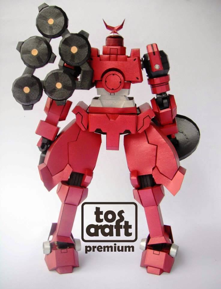 Робот OZ-13MSX2 Mercurius (Gundam) paper model