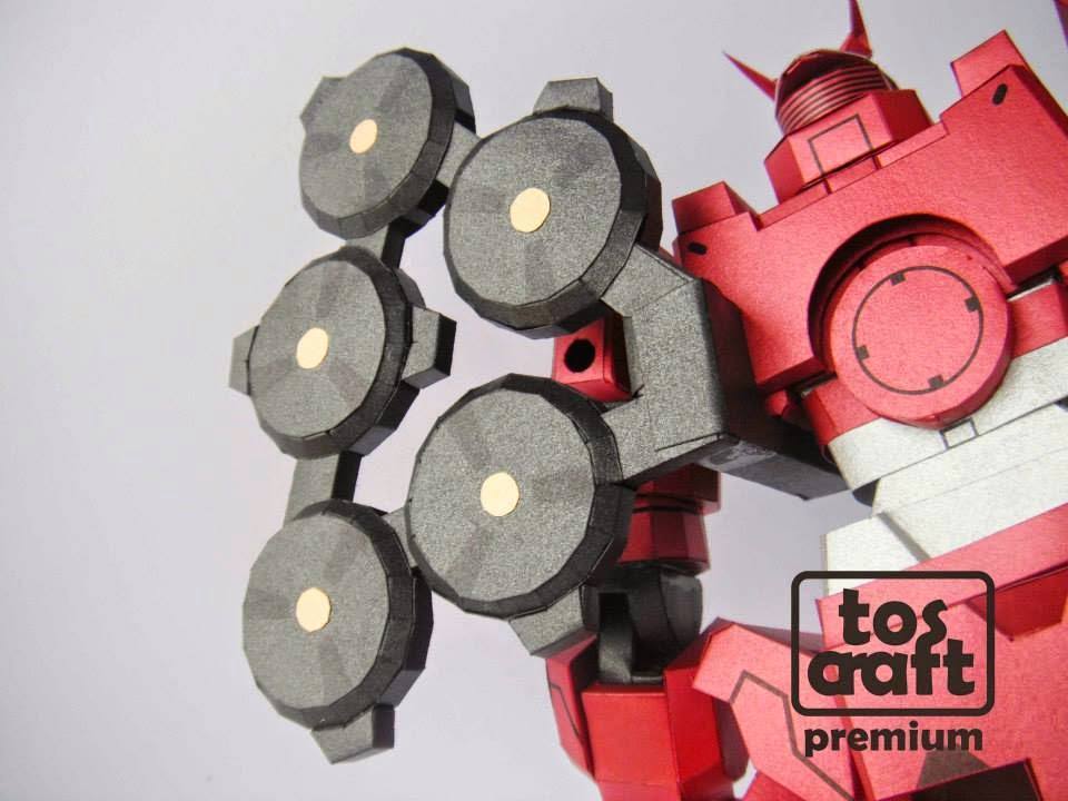 Робот OZ-13MSX2 Mercurius (Gundam) paper model