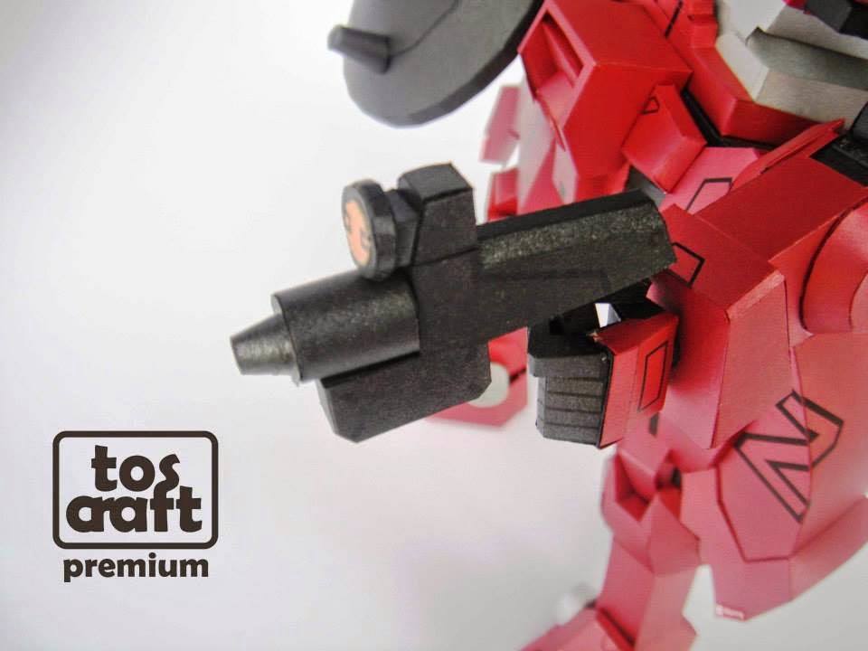 Робот OZ-13MSX2 Mercurius (Gundam) paper model