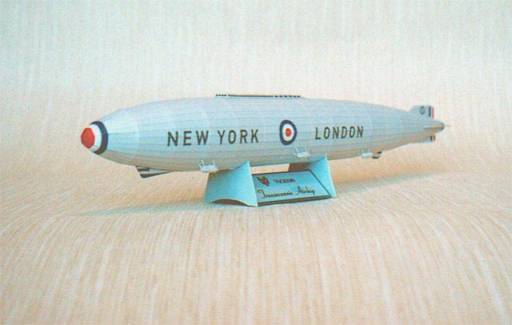 Дирижабль Vickers Transoceanic Airship paper model