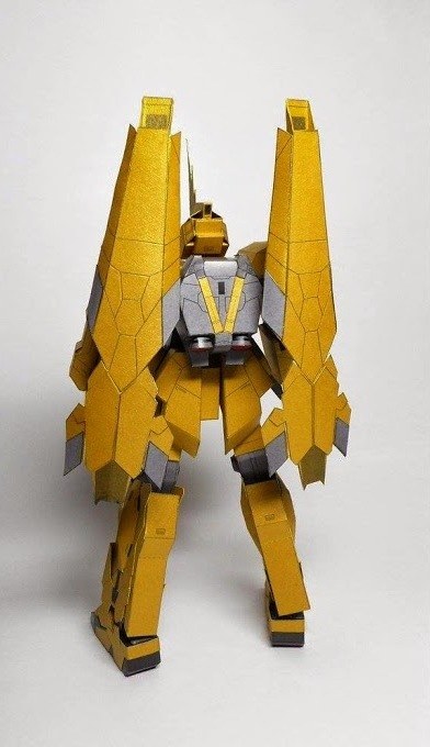 Робот RX-0 Unicorn Gundam 03 Phenix (Gundam) paper model