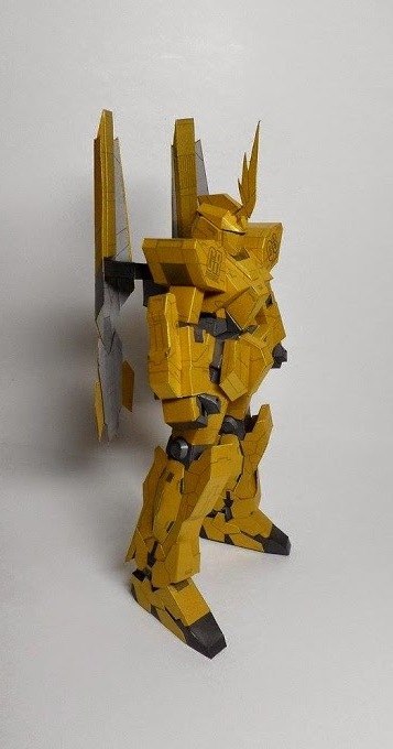 Робот RX-0 Unicorn Gundam 03 Phenix (Gundam) paper model