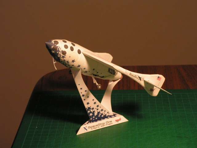 Космический корабль SpaceShipOne paper model