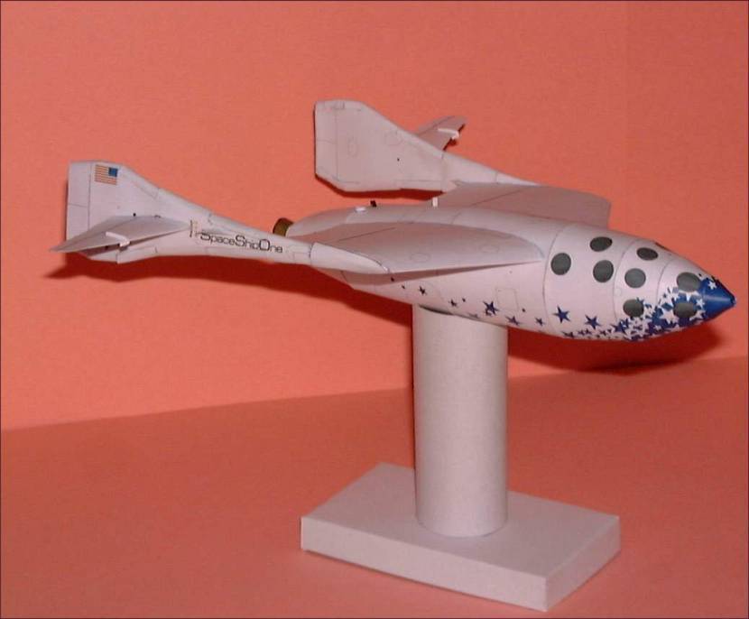 Космический корабль SpaceShipOne paper model