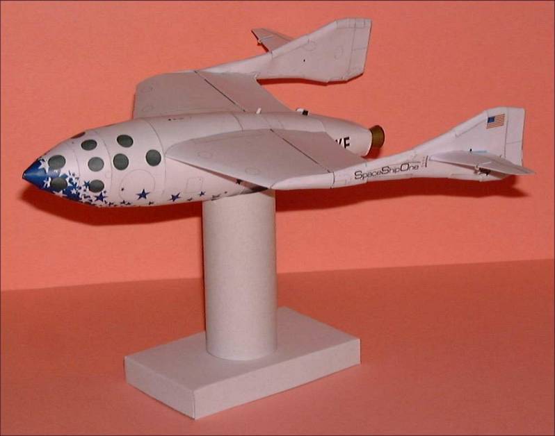 Космический корабль SpaceShipOne paper model