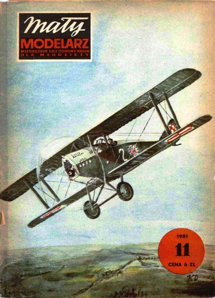 Maly Modelarz - 11/1981 - Истребитель Ansaldo 1.A Balilla