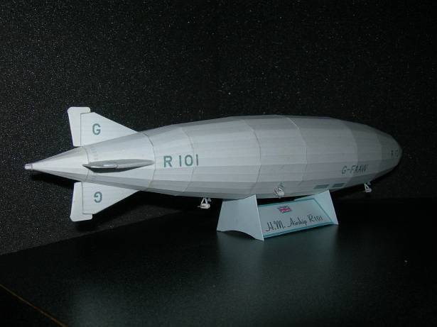Дирижабль R101 paper model
