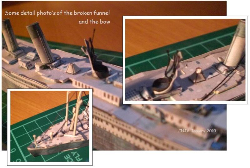 Трансатлантический пароход Титаник (Поднять Титаник) paper model