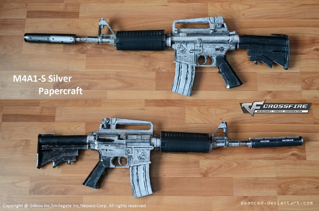 Автомат M4A1-S Silver (Crossfire)