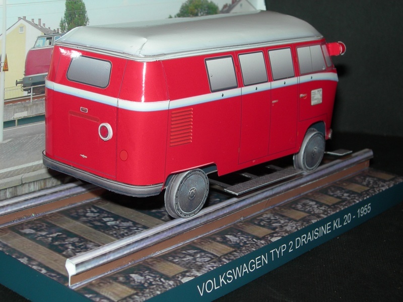 Автомобиль Volkswagen Transporter T1 Draisine Klv 20 paper model