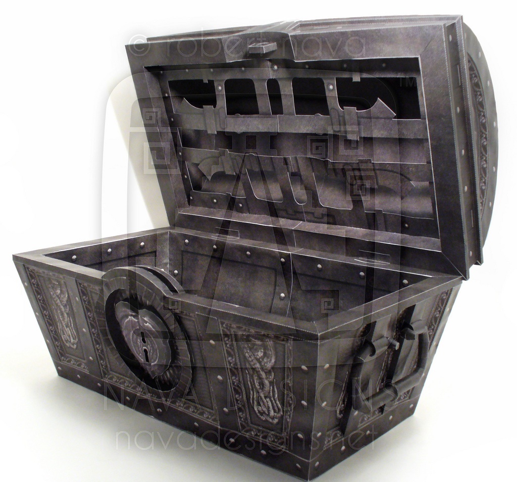Сундук Дэйви Джонса (Пираты Карибского моря: Сундук мертвеца) paper model