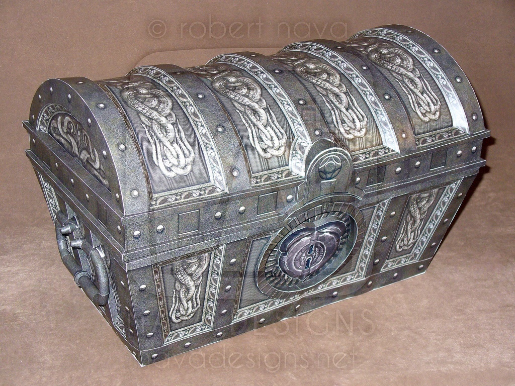 Сундук Дэйви Джонса (Пираты Карибского моря: Сундук мертвеца) paper model