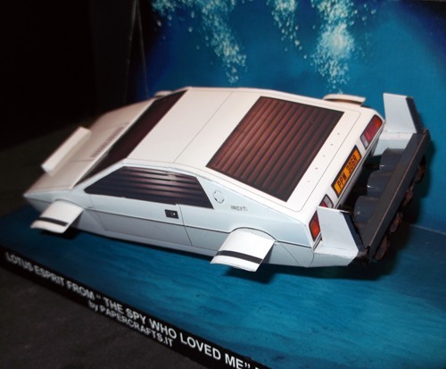 Автомобиль Lotus Esprit 1977 (Шпион, который меня любил) paper model