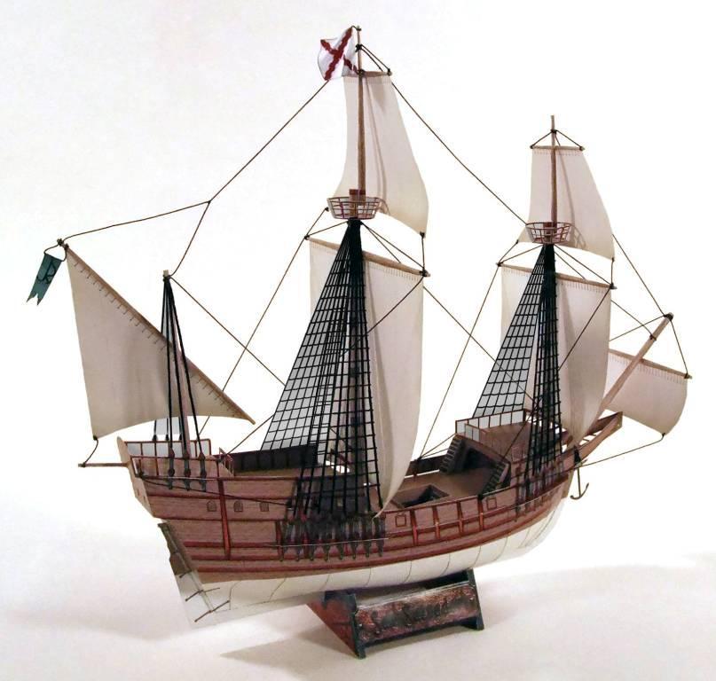 Галеон Сан-Сальвадор (1539) paper model