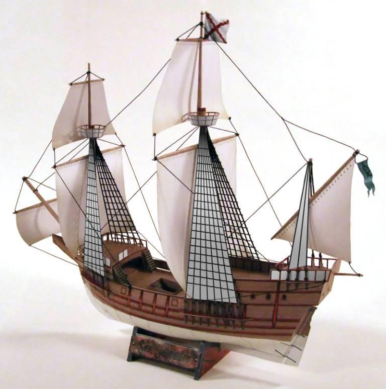 Галеон Сан-Сальвадор (1539) paper model