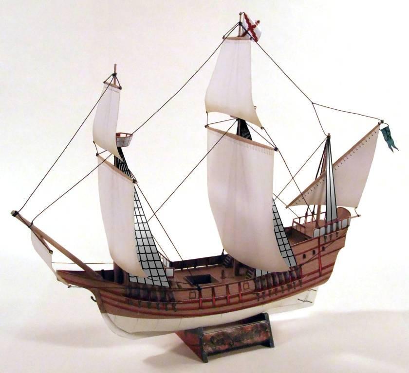Галеон Сан-Сальвадор (1539) paper model