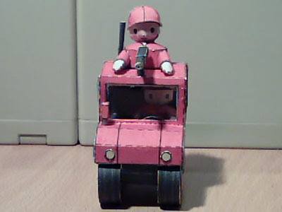 Разведчик Orange Star Recon (Advance Wars) paper model