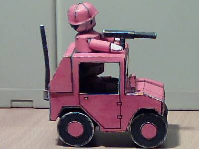 Разведчик Orange Star Recon (Advance Wars) paper model