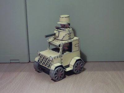 Разведчик Yellow Comet Recon (Advance Wars) paper model