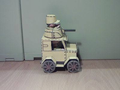 Разведчик Yellow Comet Recon (Advance Wars) paper model
