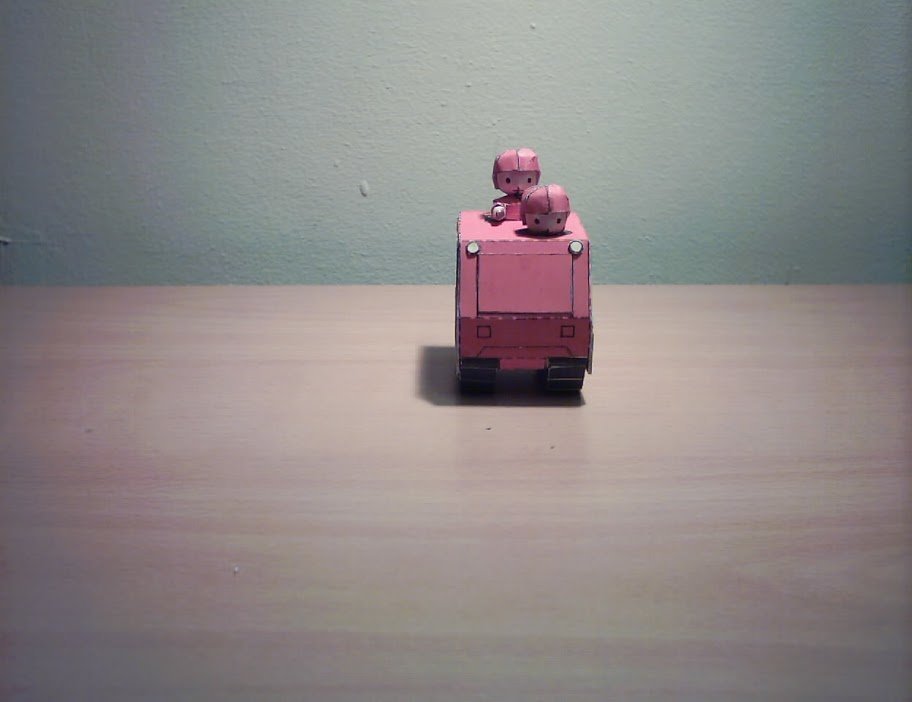Бронетранспортер Orange Star APC (Advance Wars) paper model