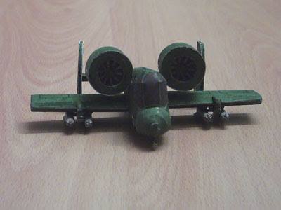 Истребитель Green Earth Fighter (Advance Wars) paper model