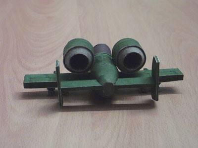 Истребитель Green Earth Fighter (Advance Wars) paper model