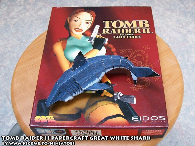 Большая белая акула (Tomb Raider II) paper model