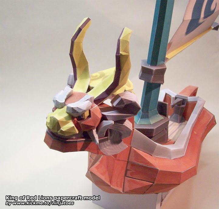Лодка King of Red Lions (The Legend of Zelda) paper model