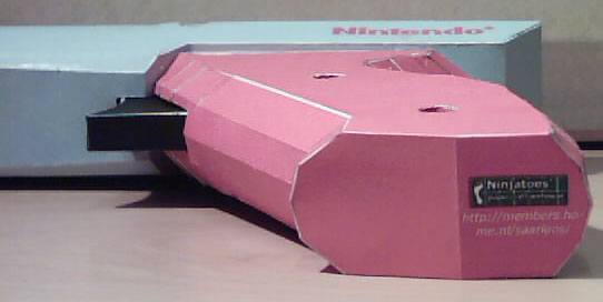 Световой пистолет NES Zapper paper model