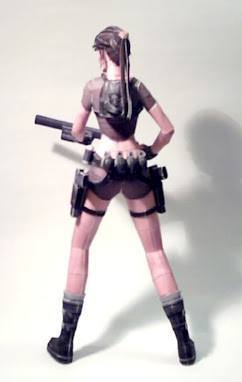 Лара Крофт (Tomb Raider) paper model