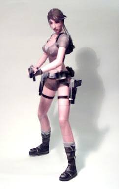 Лара Крофт (Tomb Raider) paper model
