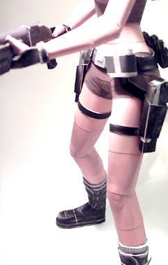 Лара Крофт (Tomb Raider) paper model